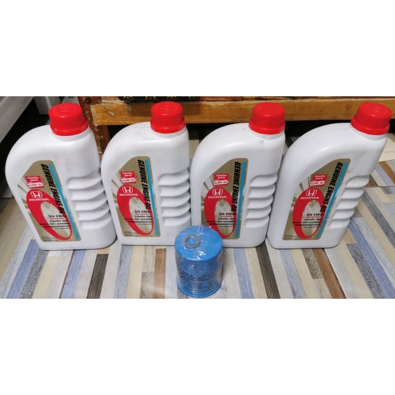น้ำมันเครื่องHondaสังเคราะห์​100%เบอร์​5w40 รับประกันแท้เบิก​ศูนย์100เปอร์เซ็น