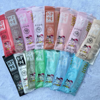 ‼️พร้อมส่ง🇹🇭KF 94 MASK เกาหลี ปั๊มลายการ์ตูน ทุกชิ้น [1 แพค 10 ชิ้น] 🚚 ส่งของทุกวัน