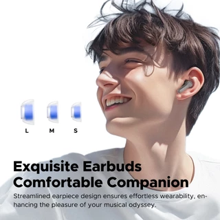 [ประกันศูนย์ไทย] SoundPEATS Clear หูฟังไร้สาย หูฟังบลูทูธ Bluetooth 5.3 Dual Mics ENC Gaming Mode App Support