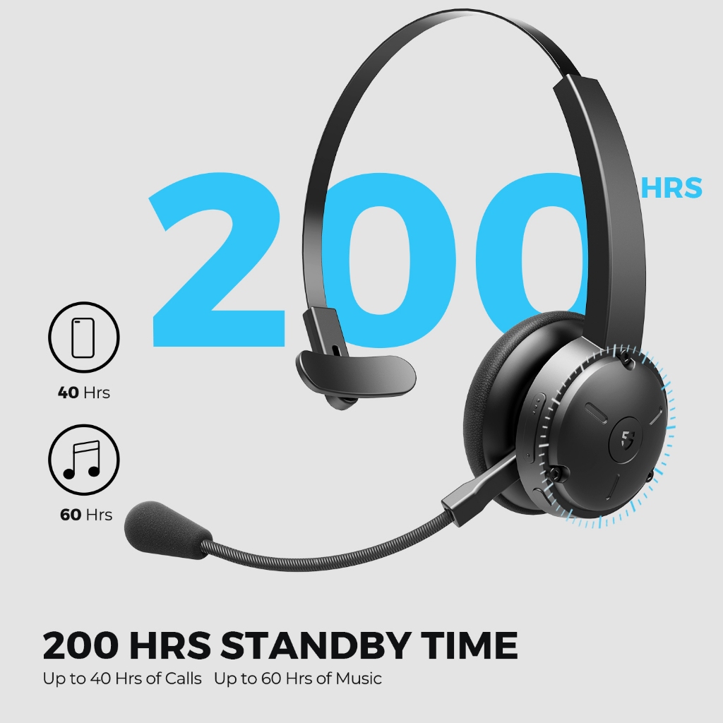 [ประกันศูนย์ไทย] SoundPEATS A7 Pro หูฟังบลูทูธไร้สาย พร้อมไมโครโฟน AI ตัดเสียงรบกวนหูฟัง บลูทูธ Call