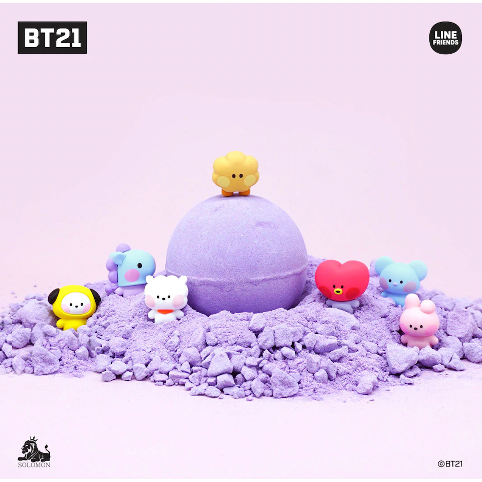 [Sale ] พร้อมส่ง บาธบอมบ์ BT21 Minini Mascot Bath Ball สุ่มมาสคอต 7 ตัวละคร ลิขสิทธิ์เเท้หิ้วจาก Japan
