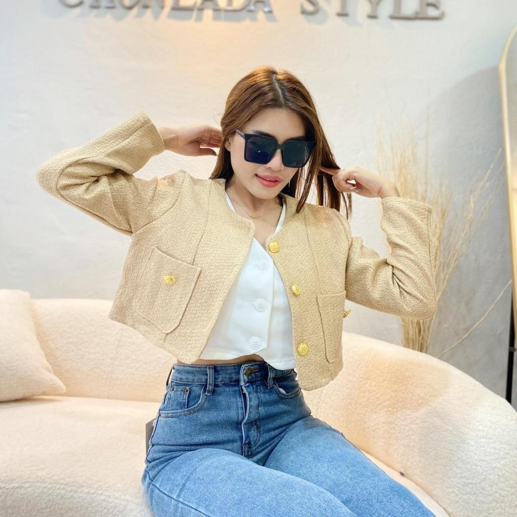 Tครอปทวิตมาใหม่ผ้านิ่มใส่สบายไม่ร้อนไม่คัน ผู้หญิง Clothing