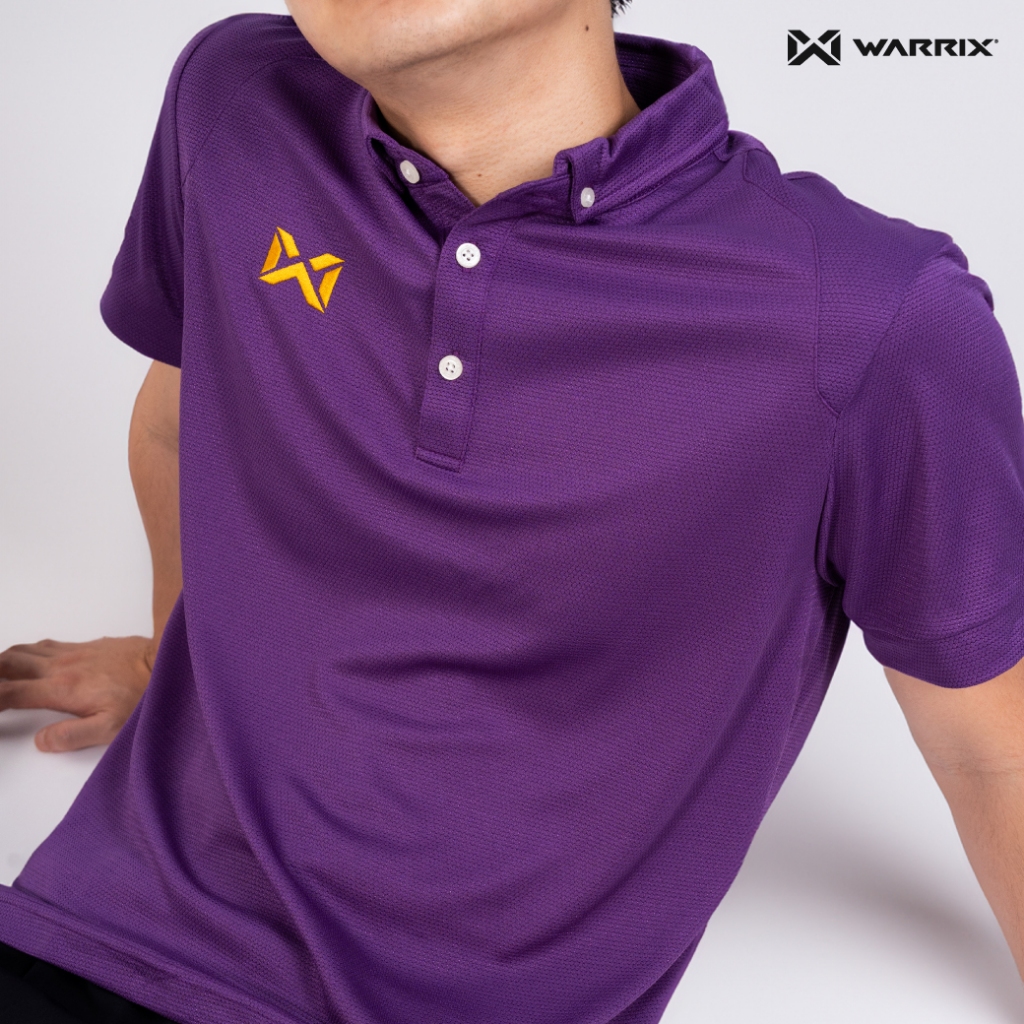 เสื้อโปโล WARRIX   รุ่น 3315N Warrix Classic Polo สีม่วงVV