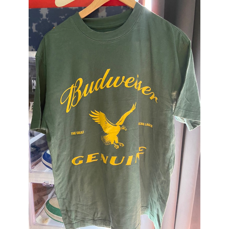 Budweiser Green Tshirt เสื้อแขนสั้นมือสอง