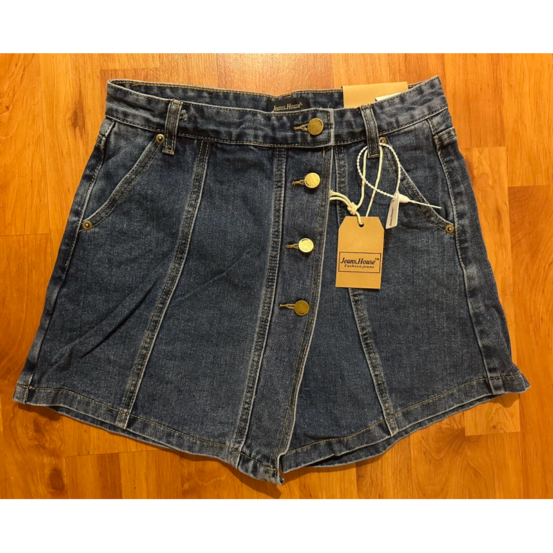 กระโปรงกางเกงยีนส์ Jeans House