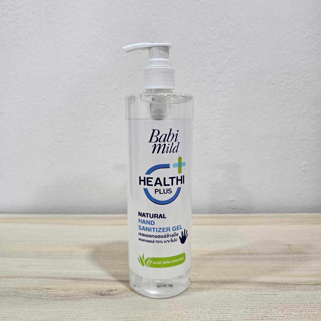 Babi Mild Healthi Plus Natual Hand Sanitizer Gel 500 ml เบบี้ มายด์ เจลแอลกอฮฮล์ล้างมือ 500 มล.