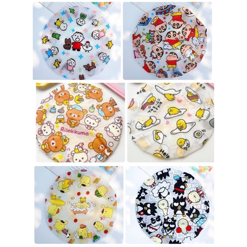 หมวกอาบน้ำลาย sanrio ครบลาย ลายมาใหม่เยอะ