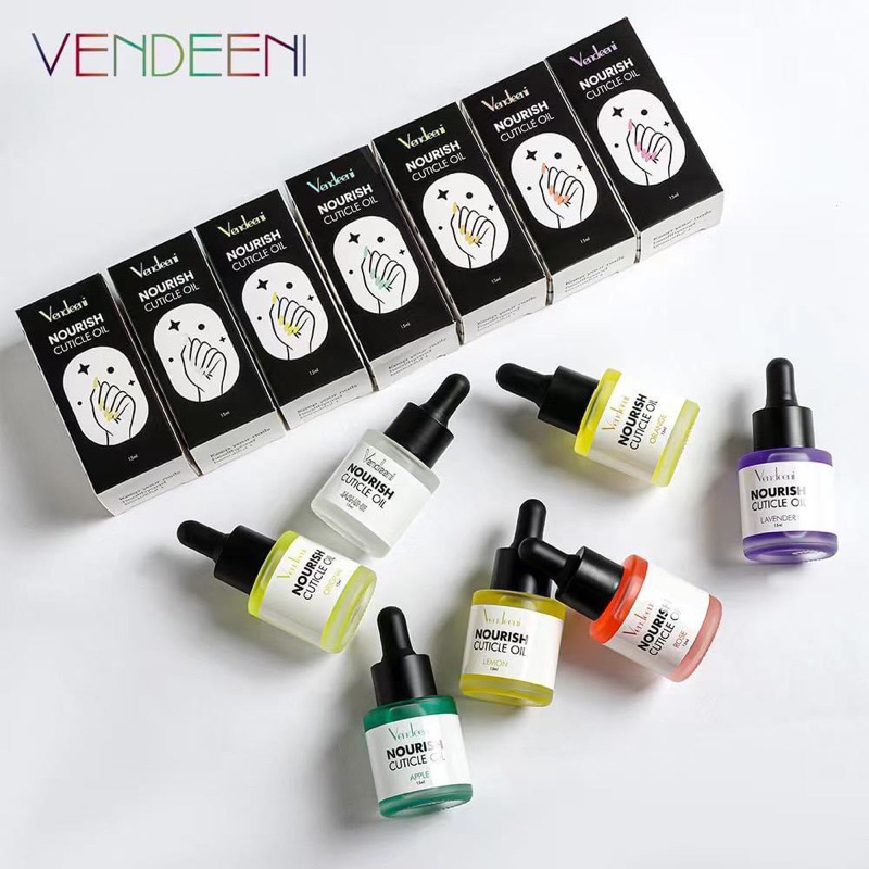 ออยบำรุงเล็บ Vendeeni มี 7 กลิ่น ขนาด 30 ml. ขวดใหม่ สวยมาก