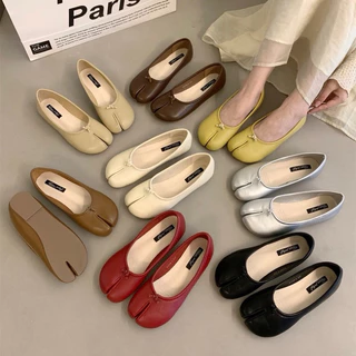 (ร้านไทย—มีพร้อมส่งค่ะ / pre-order) รองเท้าทรงกีบหมู tarte tatin flats ส้นแบน มีทั้งหมด 8 สี | justmoment