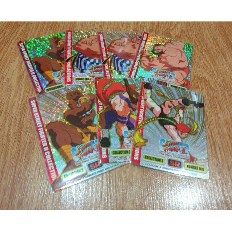 (SR แถบแดง) การ์ด Street Fighter ระดับ SR แถบแดง Collection 3 ขายแยกใบ