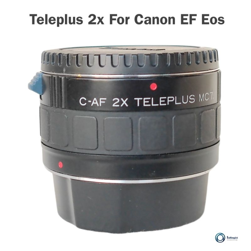 เลนส์ Kenko adapter C-AFs Teleplus 2x. MC7 เพิ่มระยะสองเท่าMount EF, Eos (canon)