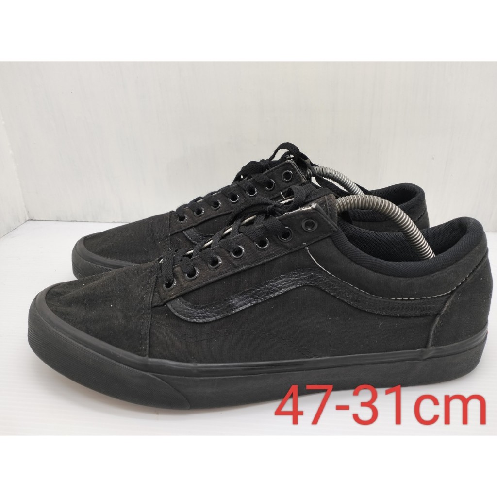 รองเท้าผ้าใบมือสอง ชาย ไซส์ใหญ่ vans old skool black size 47-31 cm งานคัดเกรดคุณภาพดี สุดคุ้ม