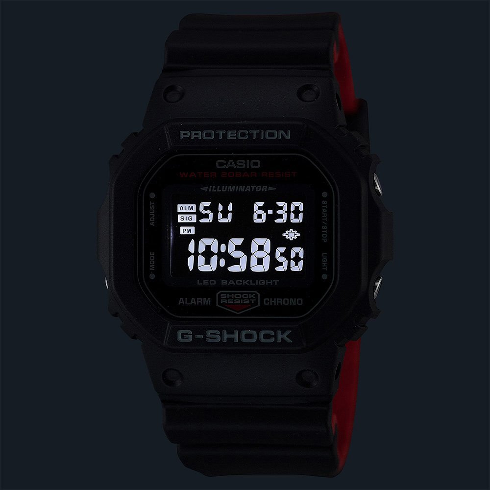 Casio G-Shock นาฬิกาข้อมือผู้ชาย สายเรซิ่น รุ่น DW-5600,DW-5600UBB-1, DW-5600UE-1,  DW-5600UHR-1