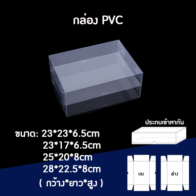 (20ใบ/10คู่)กล่องพลาสติก เกรดดีคุณภาพหนา ใส่รักนก กล่องpvc ของชำร่วย พลาสติกPVC