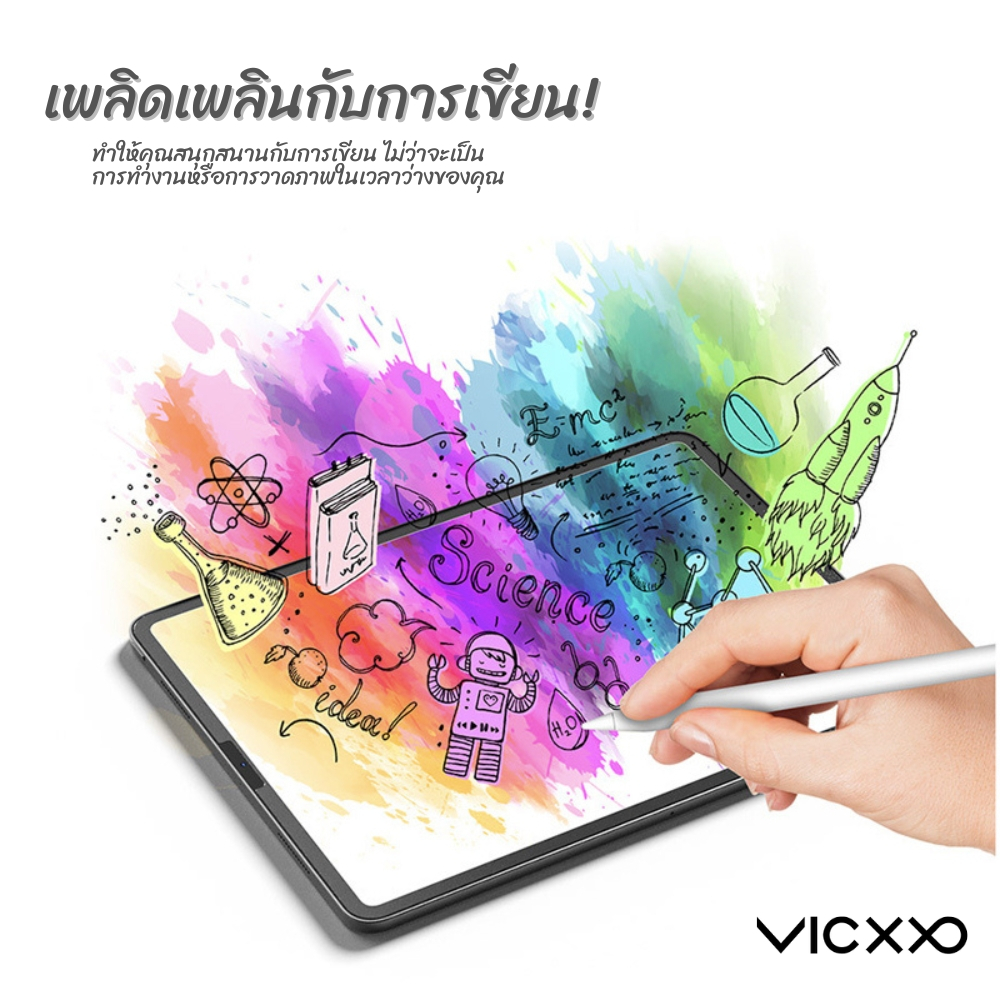 Vicxxo Paper Pro ฟิล์มเสมือนกระดาษสำหรับ iPad Pro 12.9