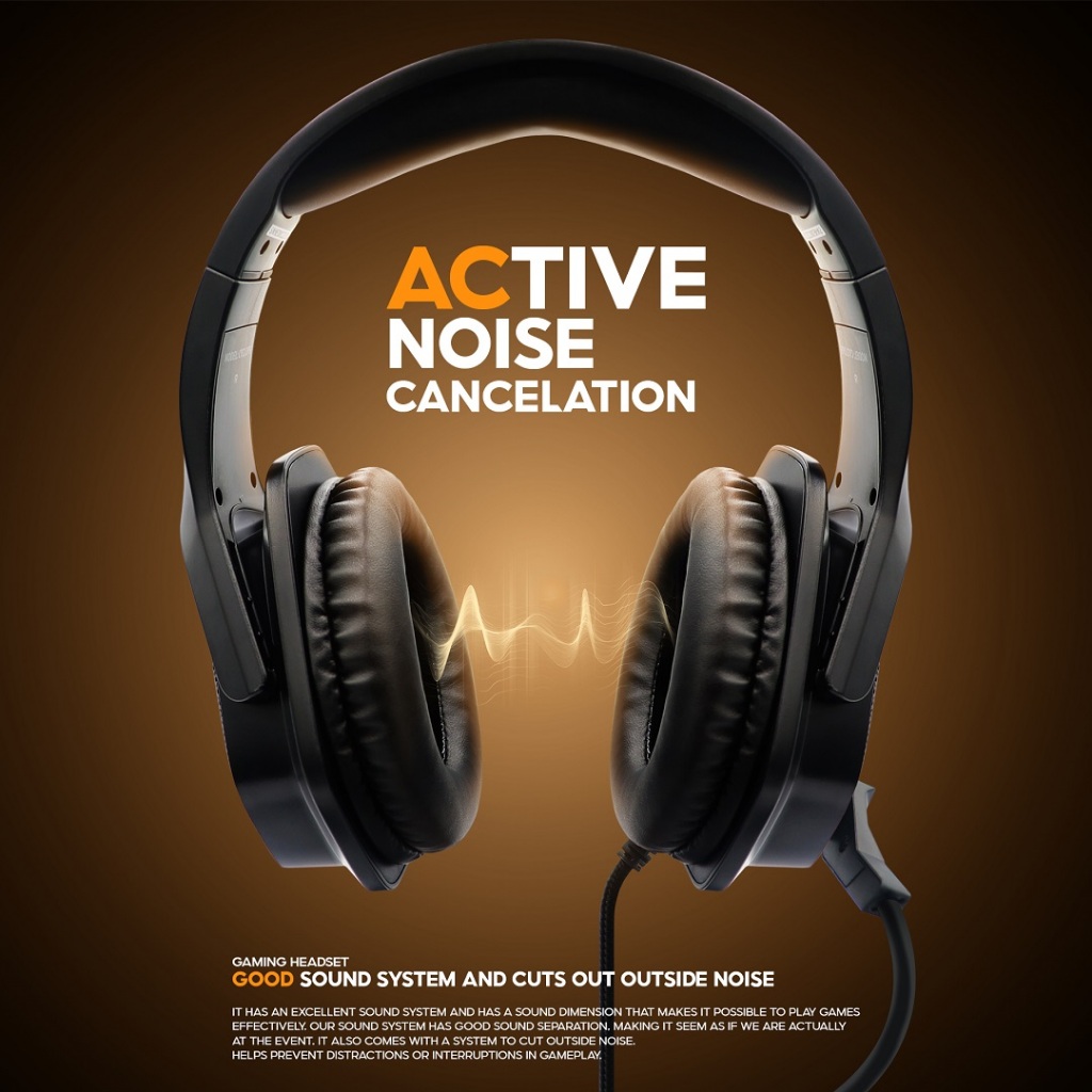 Neolution E-Sport Gaming Headset รุ่น Cyclops หูฟังเกมมิ่ง มีซาวด์การ์ด ปรับระบบเป็น 7.1 ไมค์โครโฟนชัด
