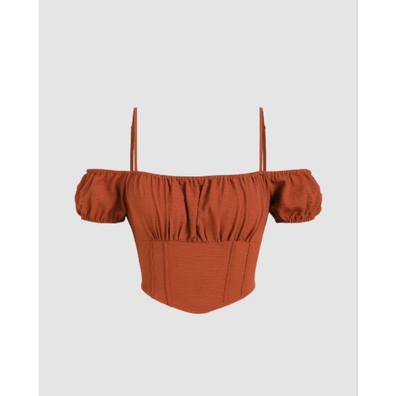 CIDER เสื้อสายเดี่ยวแขนตุ๊กตา