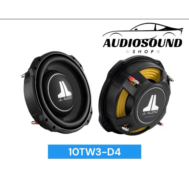 ซับ10นิ้ว JL AUDIO 10TW3-D4 10-inch Dual 4 Ω (1ข้าง)