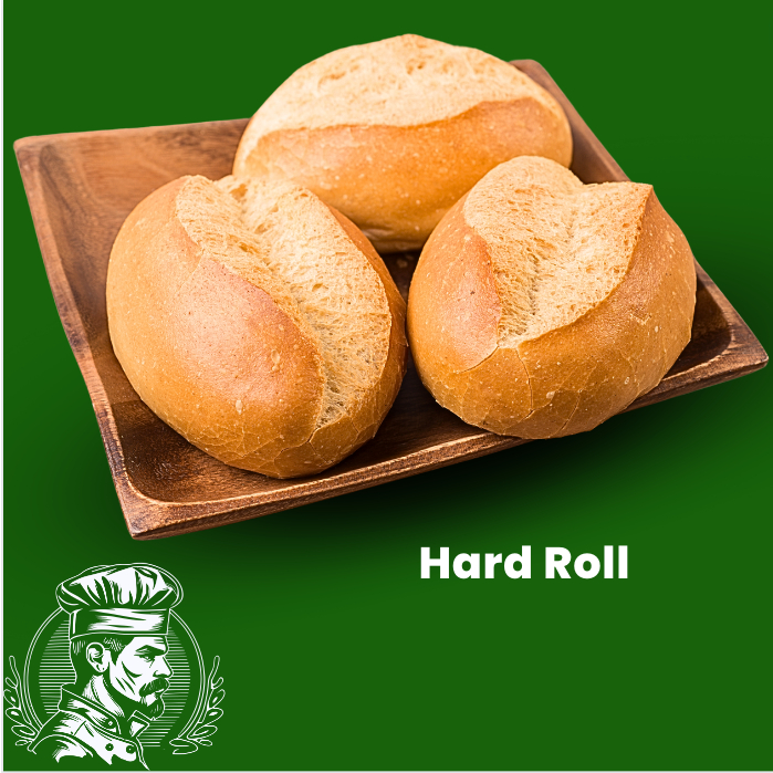 ขนมปังฝรั่งเศส ขนมปังโรล Italian Bread Roll 3ชิ้น (40g/1 pcs)
