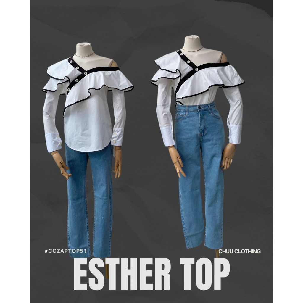 Chuuclothing Esther Top [พร้อมส่ง]