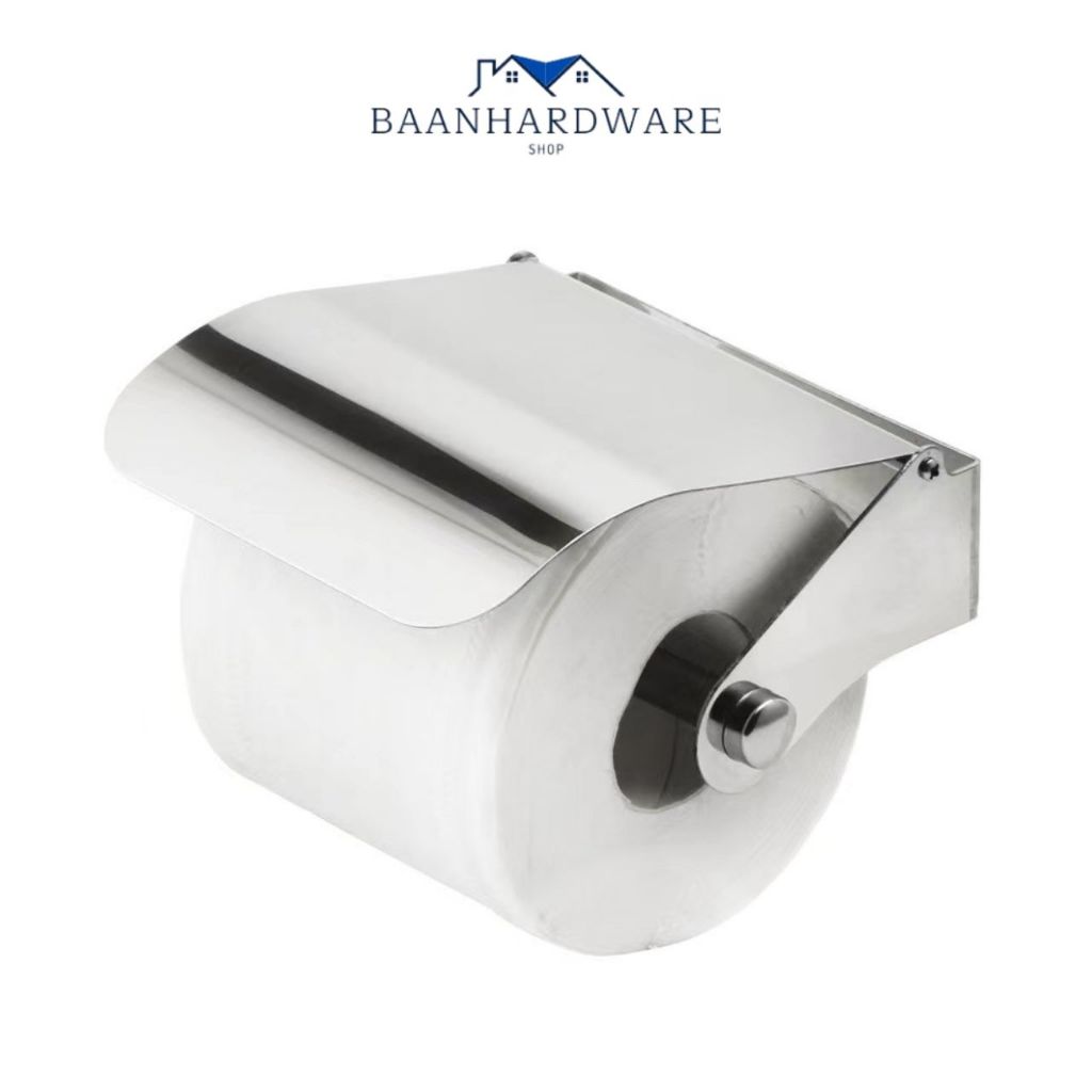 BAANHARDWAREที่ใส่กระดาษชำระ ที่ใส่กระดาษทิชชู่สแตนเลส ที่แขวนทิชชู่ BO-S004