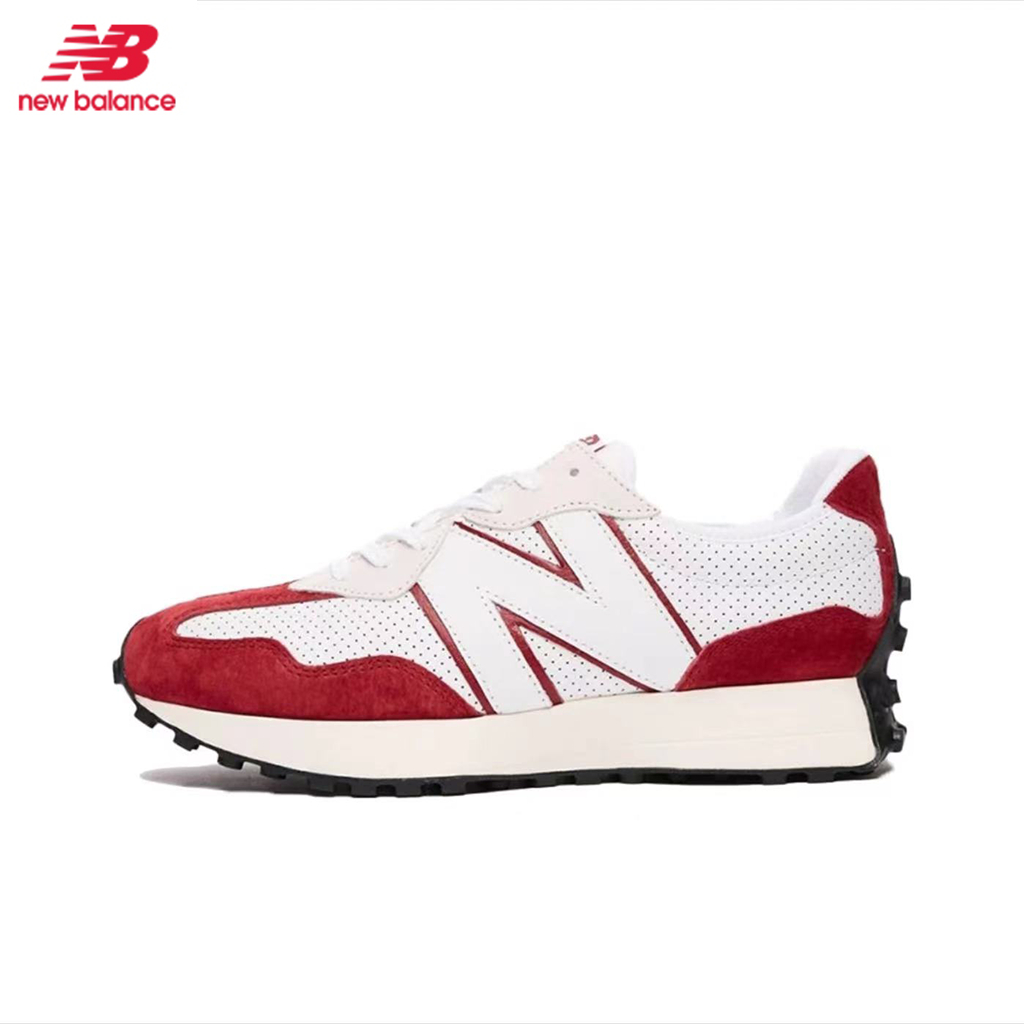 New Balance รองเท้าผ้าใบ รองเท้าแฟชั่น New Balance NB 327"Primary Pack" ของแท้100% 【สีแดงเอง】