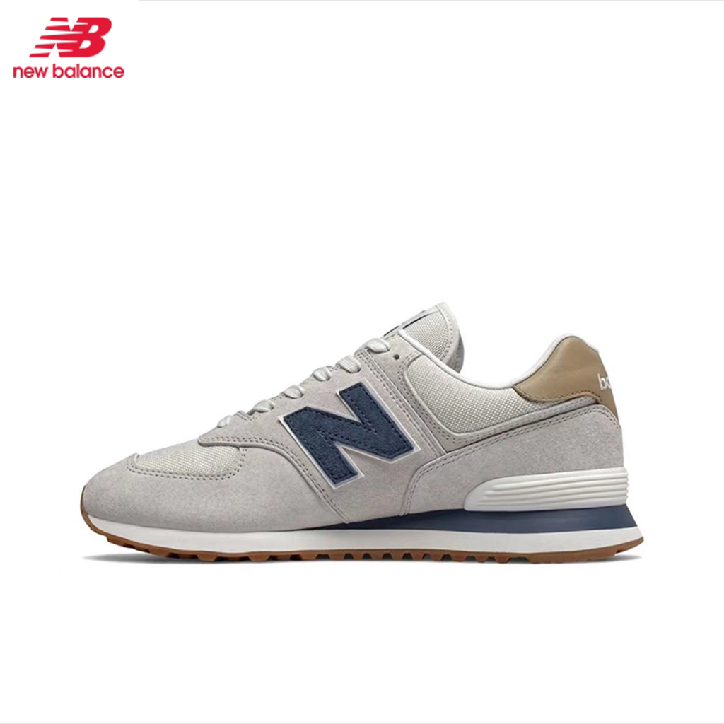 New Balance รองเท้าผ้าใบ รองเท้าแฟชั่น New Balance NB 574 ของแท้100% 【สีอ่อน】