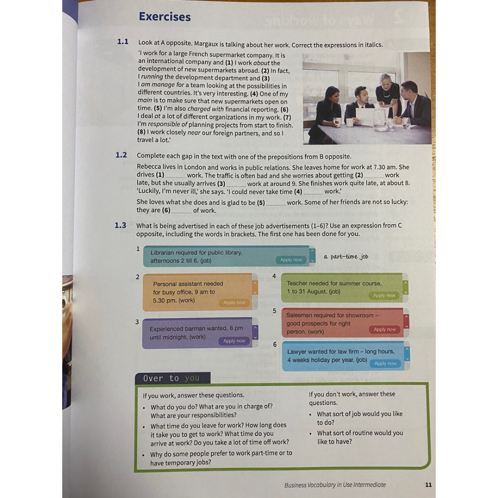 DKTODAY หนังสือ BUSINESS VOCAB.IN USE INTER WITH ANS.(3ED) - รูปที่ 6