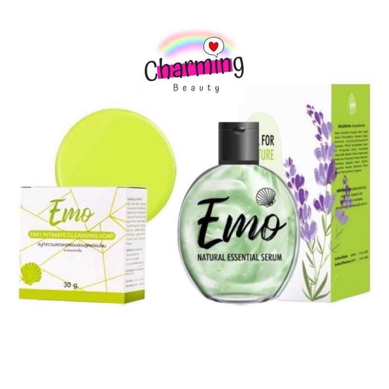 แท้ % EMO อีโม๊ะ เซรั่มอีโม๊ะ สบู่อีโม๊ะ น้ำตบอีโม๊ะ สบุ่ Emo