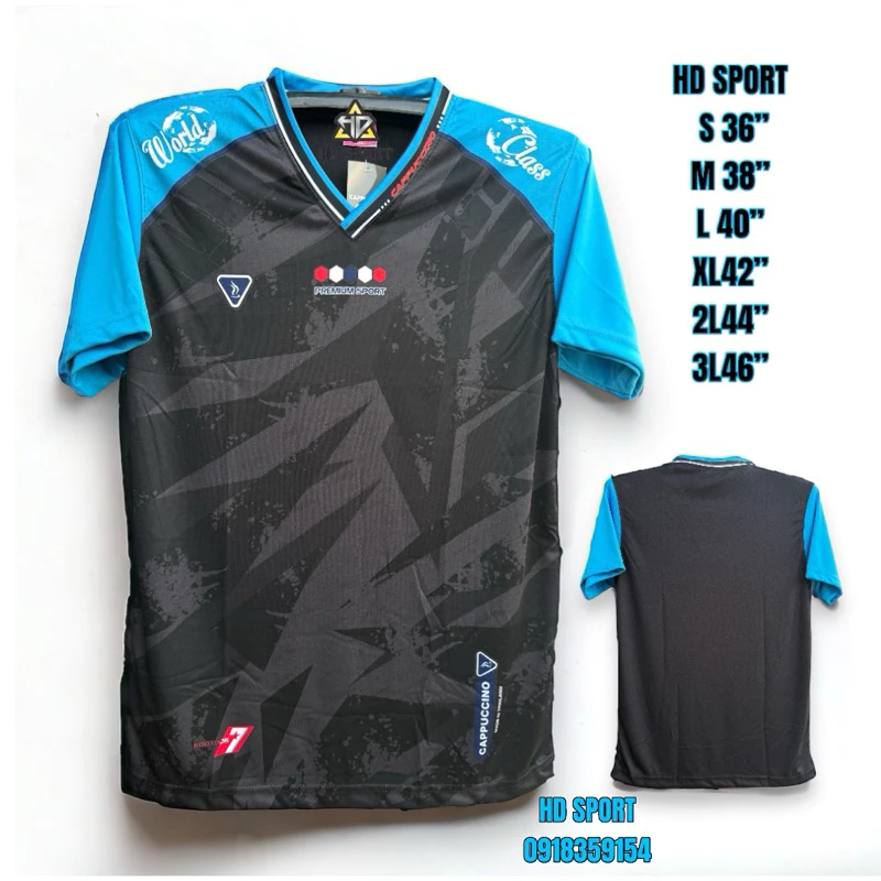 เสื้อกีฬาพิมลาย ถูก7 คอวีราคาถูก ทรงตรง สินค้าพร้อมส่ง
