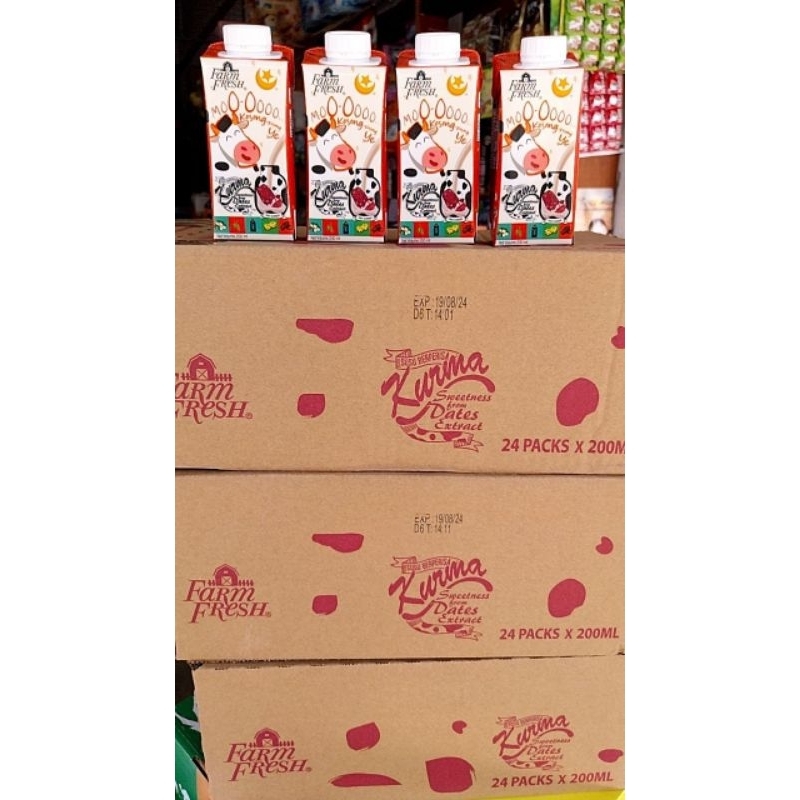 EXP:28/8/2025นมอินทผาลัม farm fresh ยกลัง24กล่อง