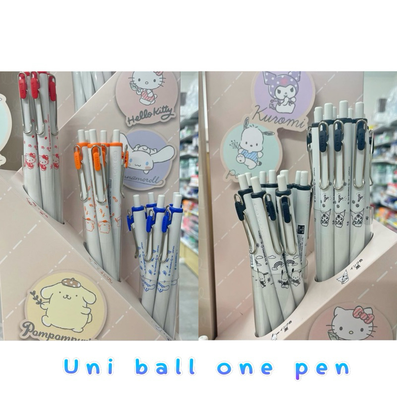 (พร้อมส่งแล้วนะคะ) ปากกาสีตามแท่ง uni ball one sanrio 3.2/2024