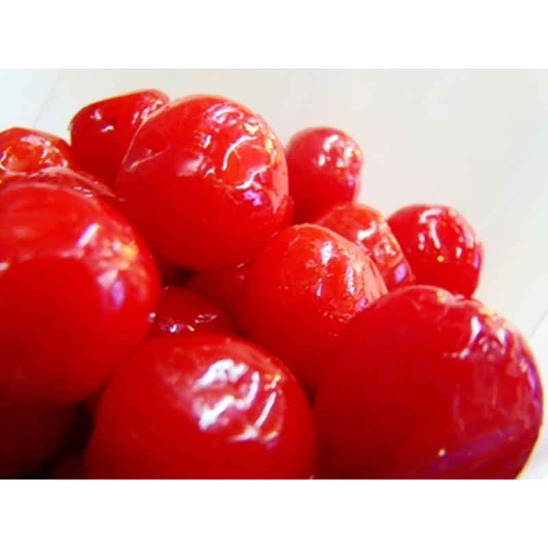 เชอรี่แดง เชอรี่แดงแช่อิ่ม เปรี้ยวหวานกำลังดี ผลิตใหม่ อร่อย ลูกใหญ่