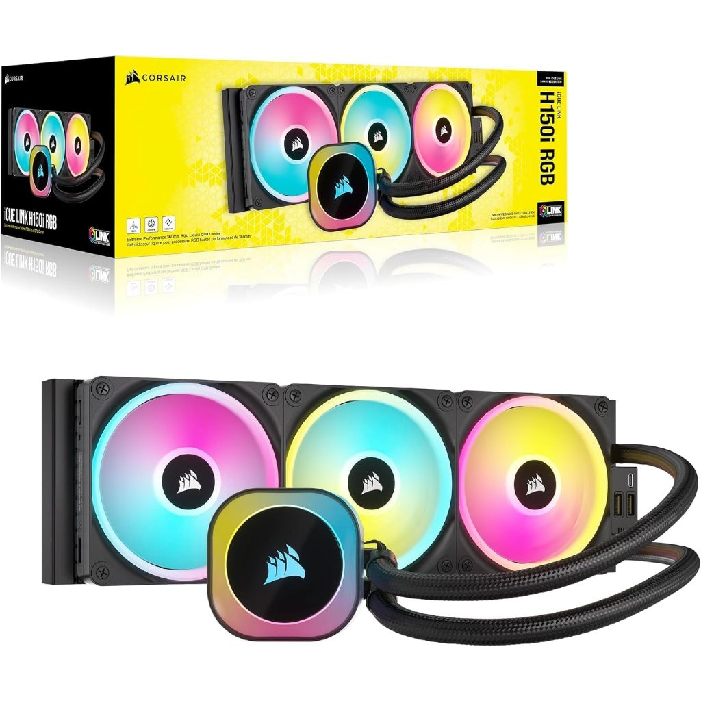 CORSAIR iCUE LINK H150i RGB 360MM LIQUID CPU COOLER