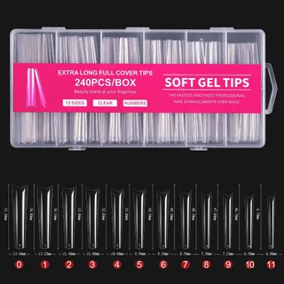 Soft gel Tip Extra long เล็บปลอมรุ่นยาวพิเศษ