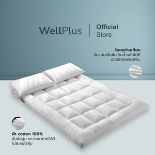 Wellplus Topper ที่นอนท็อปเปอร์สุขภาพ หนา 4 นิ้ว ใยสังเคราะห์ นุ่มสบาย ระบายอากาศได้ดี