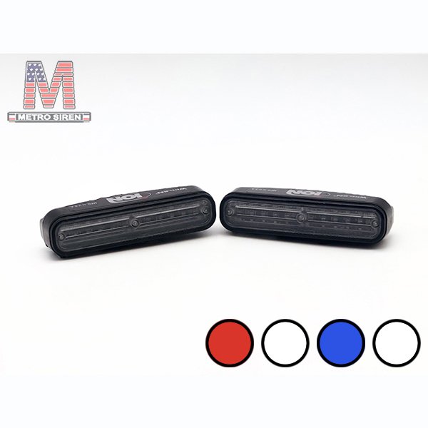 Whelen ION แดงขาว น้ำเงินขาว ดูโอ้ ไซเรน (มือสอง - คู่)