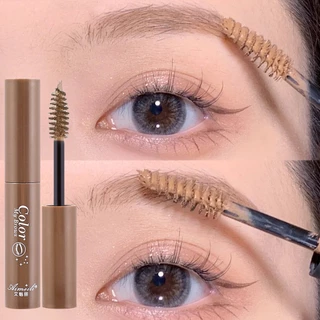 ครีมย้อมคิ้ว Aimeiliมาสคาร่าคิ้ว 3D ครีมมาสคาร่าคิ้ว สีน้ําตาลเข้ม ธรรมชาติ เรียงเส้นสวย สามมิติ 3 สี ติดทนนาน กันน้ํา
