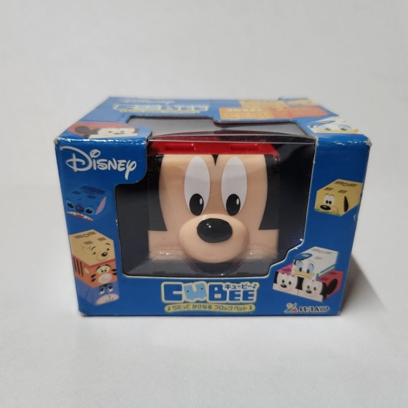 Disney Mickey CUBEE (japan import) RARE !! ดิสนี่ย์ คิวบี มิคกี้เมาส์ (ชิ้นแรร์) สภาพใหม่แกะทดสอบ ระ