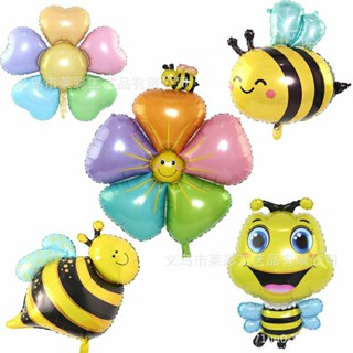 ลูกโป่งผึ้ง ลูกโป่งดอกไม้ ผีเสื้อ ผึ้ง ดอกไม้