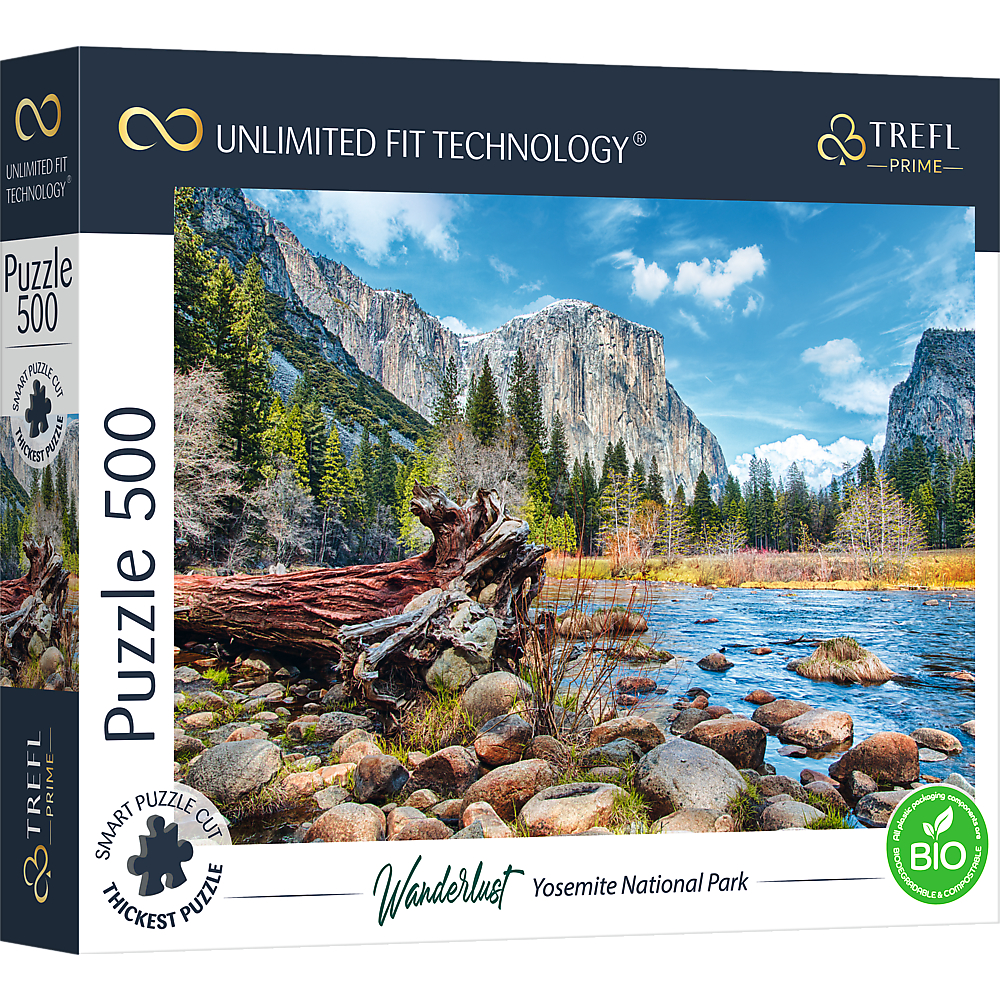 TREFL PRIME Jigsaw จิ๊กซอว์ จำนวน 500 ชิ้น รุ่น Yosemite National Park (48x34 cm.) นำเข้าจากยุโรป คุณภาพสูง พร้อมส่ง