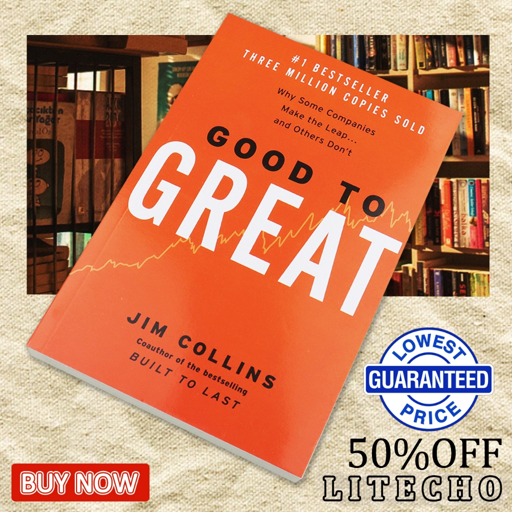 【English Book】Good to Great by Jim Collins Logical Thinking Model Business Economic Management Inspirational Fiction