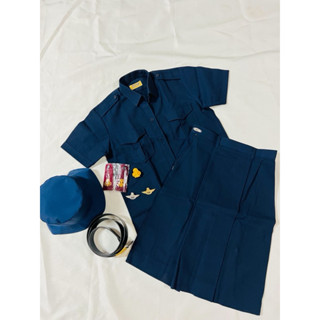 ชุดเนตรนารีอากาศ ตราFitter เนื้อผ้าอย่างดี ได้ทั้งเสื้อกระโป…