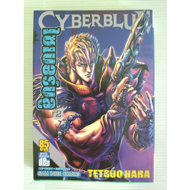Cyberblue ไซเบอร์บลู เล่ม2/การ์ตูนเศษ/สยาม18+ by Tetsuo Hara/มือสองสภาพบ้าน(S27)