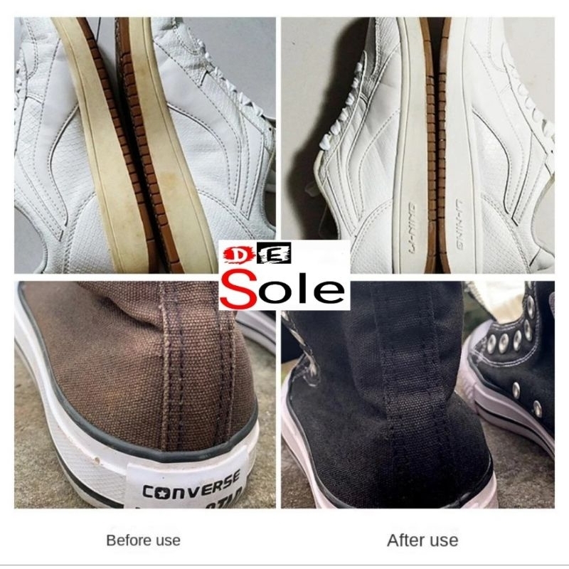 ออกใบกำกับภาษีได้ ปากกาแก้พื้นโฟมเหลือง DE Sole SHOE MAKER ปากกาแต้มรองเท้า ปากกาแก้พื้นโฟมเหลือง Sneaker care