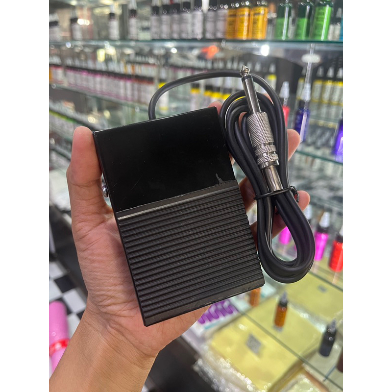 ลดราคา ฟุตสวิทช์ เครื่องสัก Foot Switch สวิทช์เท้า สำหรับเหยียบ สีดำ อุปกรณ์สัก