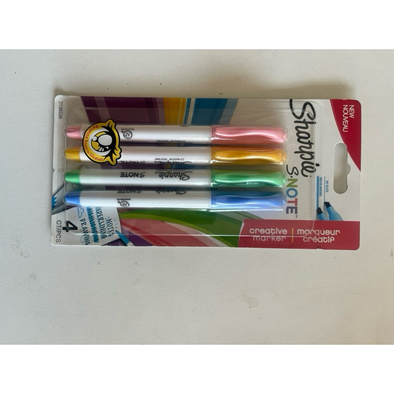 ปากกา highlight Sharpie แพค 4 แท่ง
