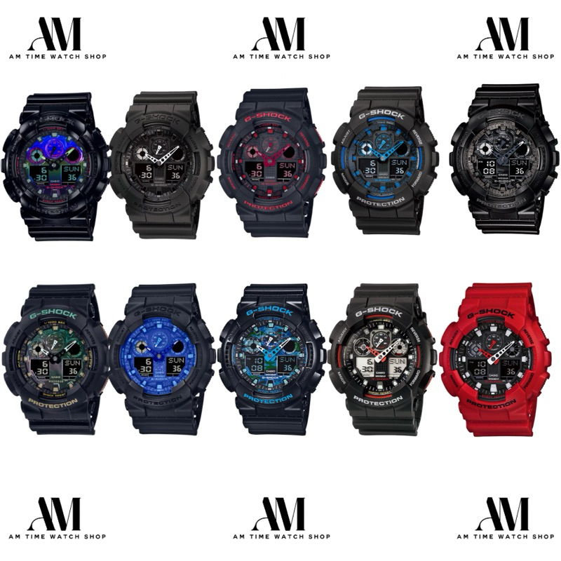 นาฬิกาข้อมือ G-Shock รุ่นฮิต GA-100-1A1,GA-100-1A2,GA-100-1A4,GA-100CB-1A
