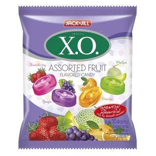 (50เม็ด) เอ็กซ์โซ XO X-cite ลูกอมหลากรสต่างๆ กาแฟ,ชามะนาว,บัตเตอร์คาราเมล,ผลไม้รวม มีให้เลือก 7 รส
