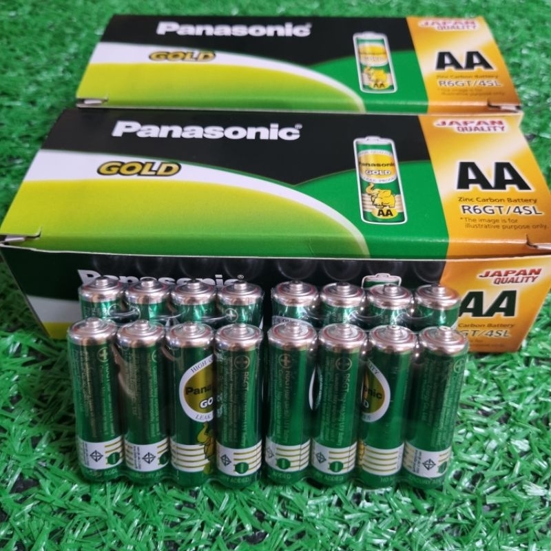 ถ่าน Panasonic (2AA) 1กล่อง มี 15แพ็ค 60ก้อน